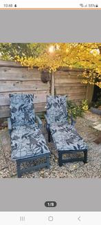 Hartman met Royal Patio kussens 2 Verstelbare Tuinligbedden, Ophalen