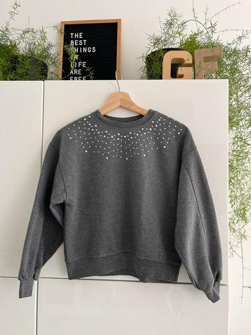 Zara trui voor meiden | grijs | maat 140 | slechts € 2,49