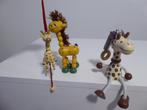 3 houten giraffen (6), Ophalen of Verzenden, Zo goed als nieuw, Wild dier, Beeldje of Figuurtje