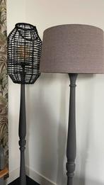 Houten lapen voet met of zonder kap, Huis en Inrichting, Lampen | Lampenkappen, Ophalen, 25 tot 50 cm, Rond, Zo goed als nieuw