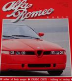 Alfa Romeo World Nr.2 1990 mooi magazine SZ 33 16V 75 IMSA, Alfa Romeo, Ophalen of Verzenden, Zo goed als nieuw, Alfa Romeo UK