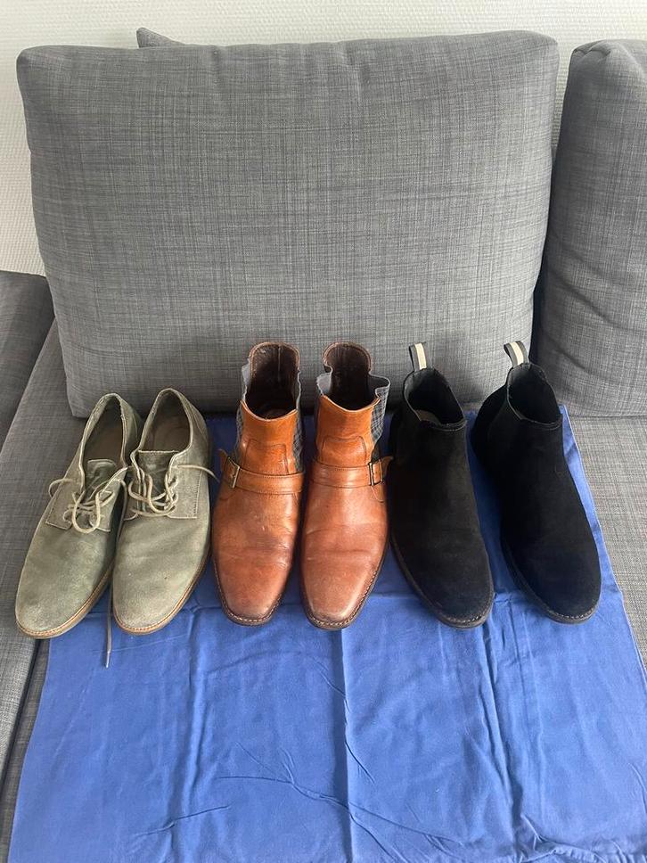 3 Paar nog goede en hele Merk Schoenen maat 44, Kleding | Heren, Schoenen, Gedragen, Veterschoenen, Ophalen