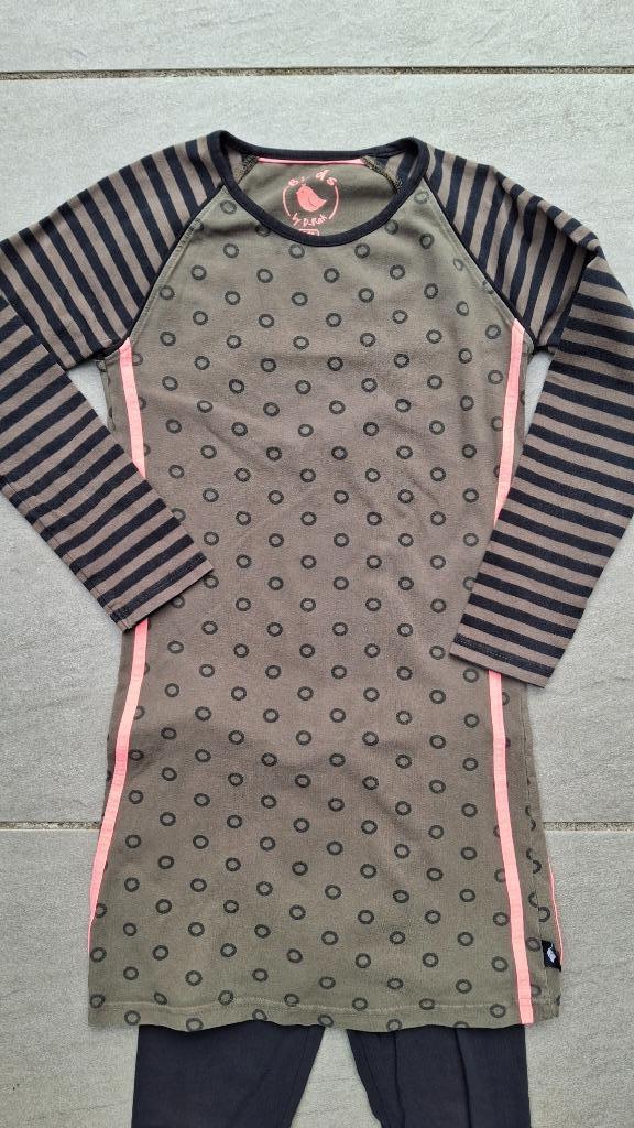 140 jurkje Birds by D-rak, Kinderen en Baby's, Kinderkleding | Maat 140, Zo goed als nieuw, Meisje, Jurk of Rok, Ophalen of Verzenden