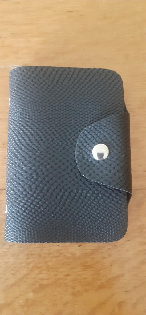 PASJES HOUDER NIEUW IN VERPAKKING, Sieraden, Tassen en Uiterlijk, Portemonnees, Nieuw, Zwart, Ophalen of Verzenden