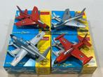 Speelgoed vliegtuigen Schuco Micro Jet 4 modellen + dozen, Verzenden