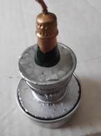 Opruiming: Kaars champagnefles in ijskoeler (klein), Ophalen of Verzenden, Nieuw, Overige materialen, Minder dan 25 cm