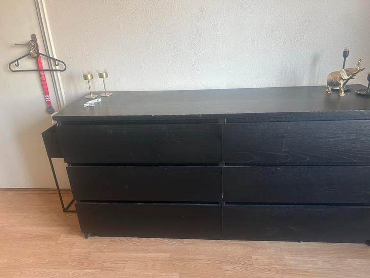 Gebruikte IKEA Malm kast met gebruikerssporen, Huis en Inrichting, Kasten | Dressoirs, Gebruikt, 100 tot 150 cm, 25 tot 50 cm