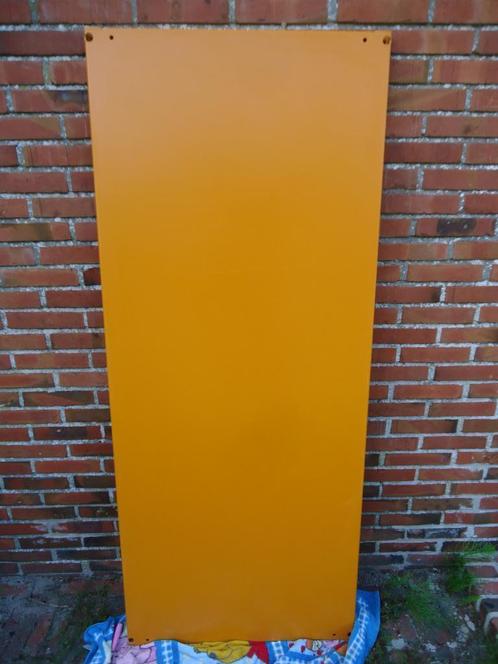 16 oranje metaal paneel legbord 170 x 70 platen room devider, Doe-het-zelf en Verbouw, Metalen, Gebruikt, IJzer, Ophalen