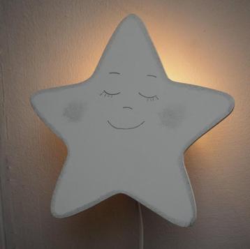 Houten wandlamp ster-vorm kinderkamer beschikbaar voor biedingen