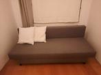 Slaapbank, anthracite. Zo goed als nieuw., Ophalen, Tweepersoons, Zo goed als nieuw, Grijs