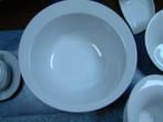 wit Porselein schaal  4 stuks voor salade / buffet 30 cm ron, Nieuw, Ophalen of Verzenden, Schaal of Schalen, Overige stijlen