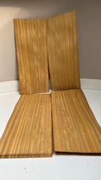 Iroko fineer 50x20cm 30 vel voor €10, Verzenden, Almelo, Nieuw, Fineer