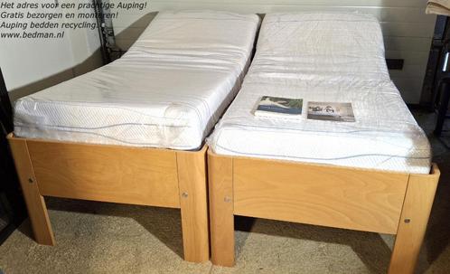 2 Bijzonder mooie Auping 3000 bedden! Gratis bez. en mont!, Huis en Inrichting, Slaapkamer | Bedden, Zo goed als nieuw, Tweepersoons