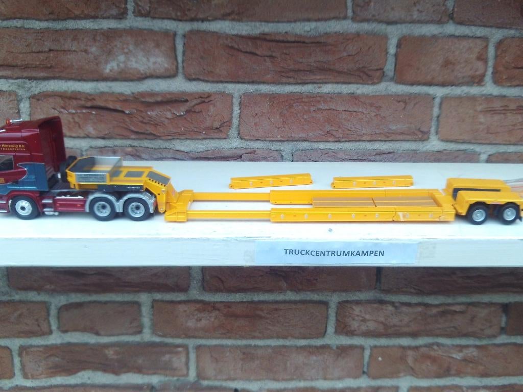 NZG  Scania  R  6 x 4  van  van  de  Wetering., Hobby en Vrije tijd, Modelauto's | 1:50, Ophalen of Verzenden, Nieuw, Bus of Vrachtwagen