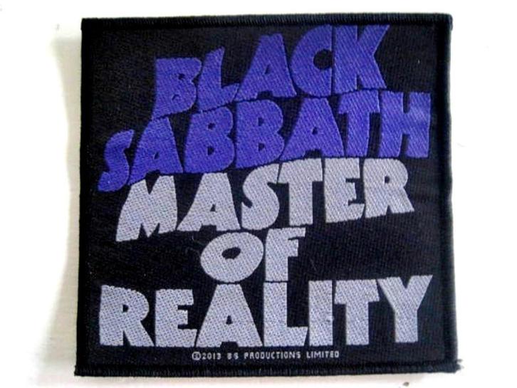BLACK SABBATH master of reality patch 27 ozzy osbourne, Verzamelen, Muziek, Artiesten en Beroemdheden, Nieuw, Kleding, Verzenden