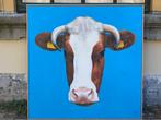 "Roodbonte koe op blauw" van De Kunstfabriek, Ophalen