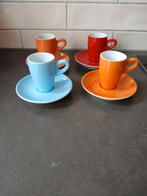 Walküre Alta espresso kop en schotels (4), Ophalen of Verzenden, Zo goed als nieuw, Overige stijlen, Kop(pen) en/of Schotel(s)
