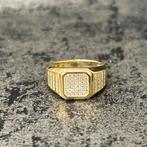 14k gouden ring heren nieuw, Ophalen of Verzenden, Nieuw, Goud