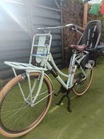 Popal Mint groen damesfiets, Fietsen en Brommers, Fietsen | Dames | Omafietsen, Ophalen, Zo goed als nieuw, Popal transport fiets