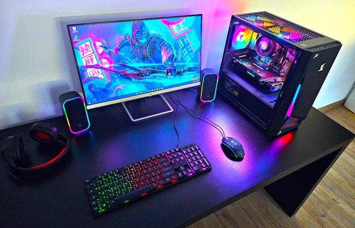 Complete Game PC / Gaming Computer!, Computers en Software, Desktop Pc's, Zo goed als nieuw, 4 Ghz of meer, HDD, SSD, 16 GB, Met videokaart