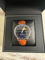 Meistersinger lunascope full set, Overige merken, Leer, Staal, Polshorloge