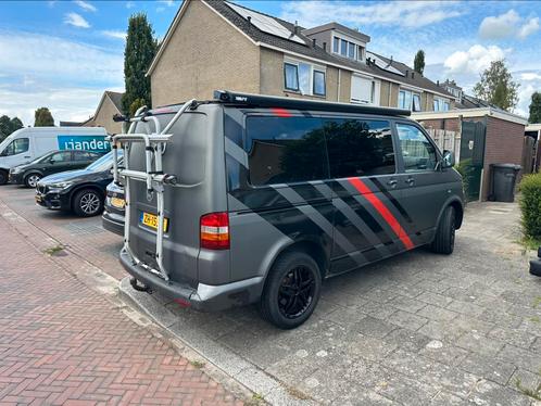VW T5 camperbus met hefdak 2006 - betrouwbare reispartner!, Auto's, Volkswagen, Particulier, Diesel, Origineel Nederlands, Zilver of Grijs