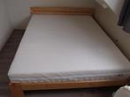 grenen bed 160 x 200cm, Ophalen, Beige, Tweepersoons, Hout