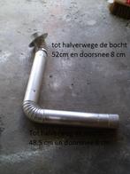 Aluminium afvoerpijp voor bv. geiser of kachel. Enkelwandig., Afvoer, Minder dan 20 mm, Aluminium, Ophalen of Verzenden
