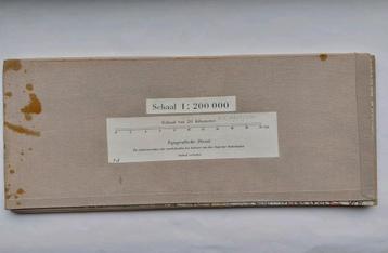 P6 Unieke stafkaart uit ca 1928 Gelderland Zuid en Limburg beschikbaar voor biedingen