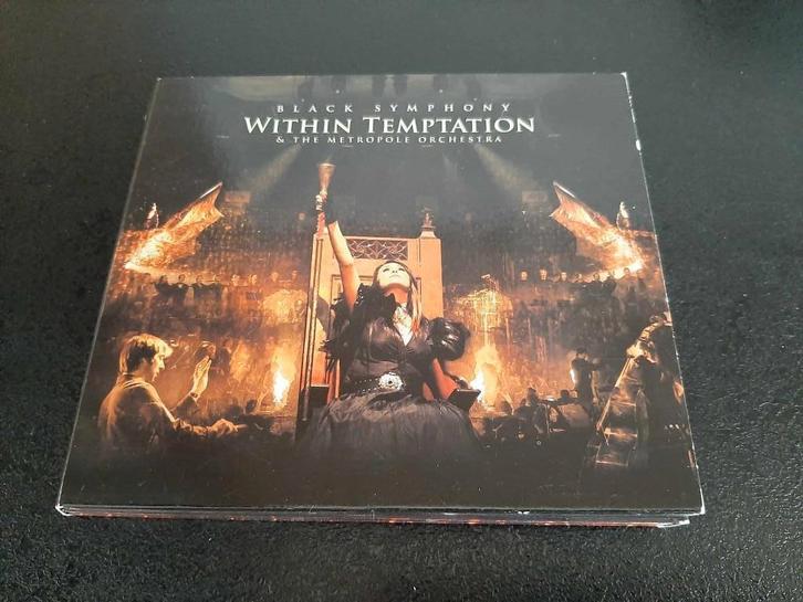 Within Temptation: Black symphony(DE) gesigneerd door Ruud!, Cd's en Dvd's, Cd's | Hardrock en Metal, Gebruikt, Ophalen of Verzenden