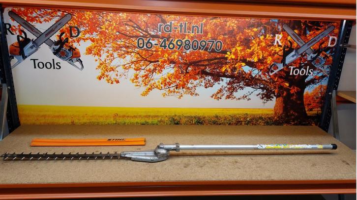 Stihl HL - KM Heggenschaar opzetdeel voor combi machine, Tuin en Terras, Heggenscharen, Gebruikt, Ophalen of Verzenden