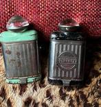 2 Oude Zaklantaarn met Bol Glas - Catter Holland + Pertrix, Ophalen of Verzenden, Gebruikt