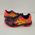 Asics sportschoenen hockey outdoor maat 39. Zwart, oranje., Sport en Fitness, Hockey, Ophalen of Verzenden, Zo goed als nieuw