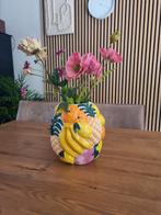 Mooie grote "fruit" vaas, Huis en Inrichting, Overige kleuren, Ophalen of Verzenden, Minder dan 50 cm, Glas
