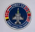 FWIT 2017 patch 322 sqn Rnlaf, Verzamelen, Ophalen of Verzenden, Luchtmacht, Nederland, Embleem of Badge