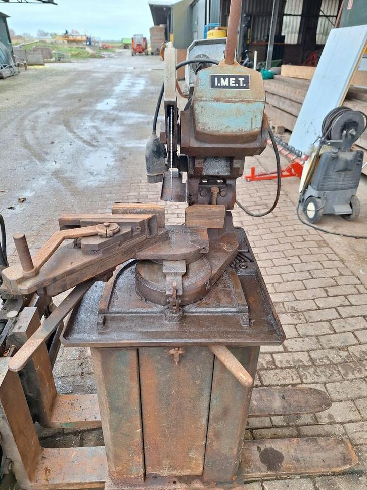 IMET Afkortzaag Metaal - Gebruikt, Doe-het-zelf en Verbouw, Gereedschap | Freesmachines, Ophalen of Verzenden