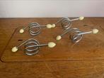 4 vintage servetringen fifties, Ophalen of Verzenden