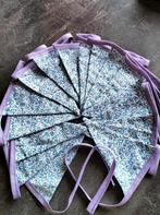 Vlaggenlijn LILA/GEBLOEMD (3 m.), Ophalen of Verzenden, Nieuw, Versiering, Overige