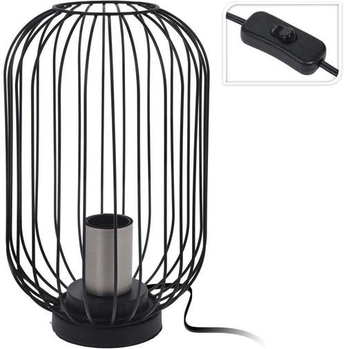 Leuke tafellamp Open Iron, Huis en Inrichting, Lampen | Tafellampen, Nieuw, Minder dan 50 cm, Metaal, Verzenden