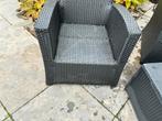 Gratis 2 tuinstoelen met Tafel, Tuin en Terras, Tuinsets en Loungesets, Ophalen, Zo goed als nieuw