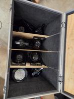 Flightcase met 8 Discolampen, Ophalen, Gebruikt, Speaker of Versterker, Flightcase