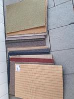 Tapijttegels  15 st. 60-50 cm. + rietenhangmand, Desso., Overige kleuren, Ophalen of Verzenden, Zo goed als nieuw