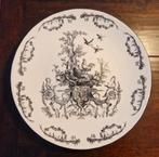 XXL kunst bord vogel vintage antiek servies, Ophalen of Verzenden, Zo goed als nieuw, Overige stijlen, Bord(en)