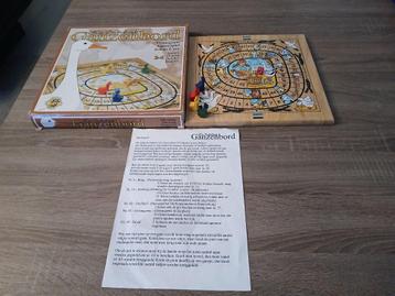 Oudhollands ganzenspel van hout beschikbaar voor biedingen