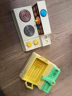 Vintage Fisher Price Keukentje & Afwasbak, Ophalen, Gebruikt, Kunststof, Speelkeuken-accessoire