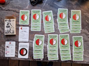 Historisch Feyenoord kwartet kaarten spel, goede conditie. beschikbaar voor biedingen