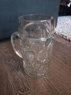Vintage Bierpul met Reliëf, Verzamelen, Ophalen of Verzenden, Zo goed als nieuw, Bierglas