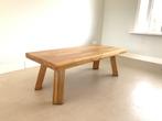 Massief eiken houten salontafel 1970s, Huis en Inrichting, Tafels | Salontafels, Ophalen, Gebruikt, Retro Vintage, 100 tot 150 cm