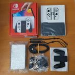 COMPLEET | KRASVRIJ | Nintendo SWITCH OLED SET, Ophalen of Verzenden, Gebruikt, Met 1 controller, Switch OLED