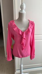 Blouse roze met roezel Maat XL NIEUW, Kleding | Dames, Blouses en Tunieken, Nieuw, Ophalen of Verzenden, Roze, Maat 46/48 (XL) of groter